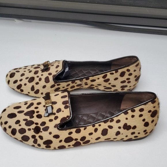 Tory Burch Shoes - Tory Burch Brown Leopard Flats